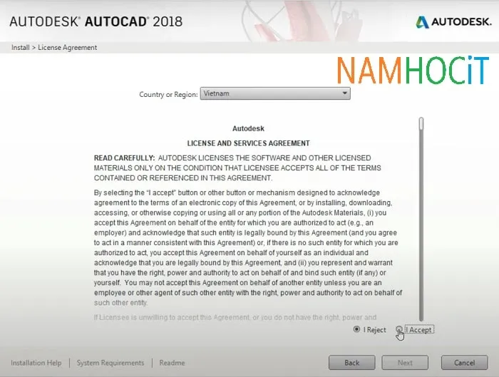 Chọn Install để cài đặt