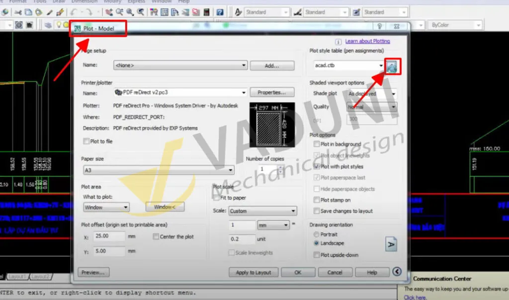 Chuẩn bị in ấn và xuất file bản vẽ AutoCAD