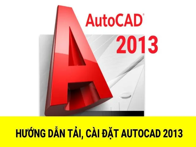 Giao diện AutoCAD 2013 hiển thị các công cụ thiết kế