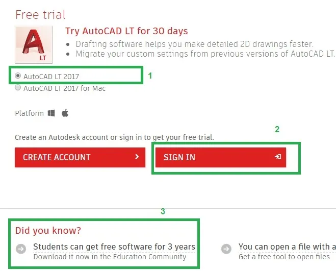 Giao diện lựa chọn hệ điều hành và đăng nhập tài khoản
