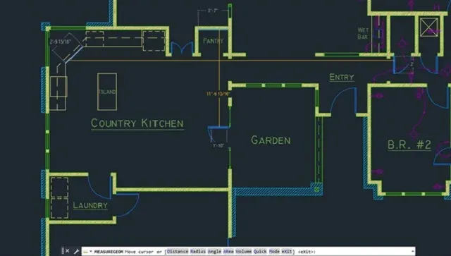 Giao diện người dùng của phần mềm AutoCAD 2020 với thanh công cụ rõ ràng
