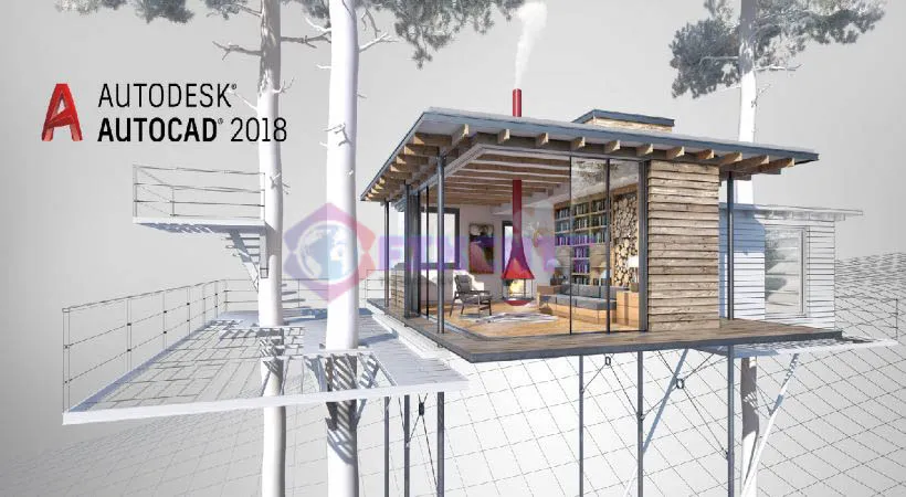 Giao diện phần mềm AutoCAD 2018