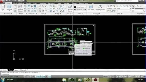 Giao diện thân thiện và nhiều tính năng của AutoCAD 2010