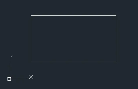 Góc tọa độ và khung bản vẽ A4 trong CAD