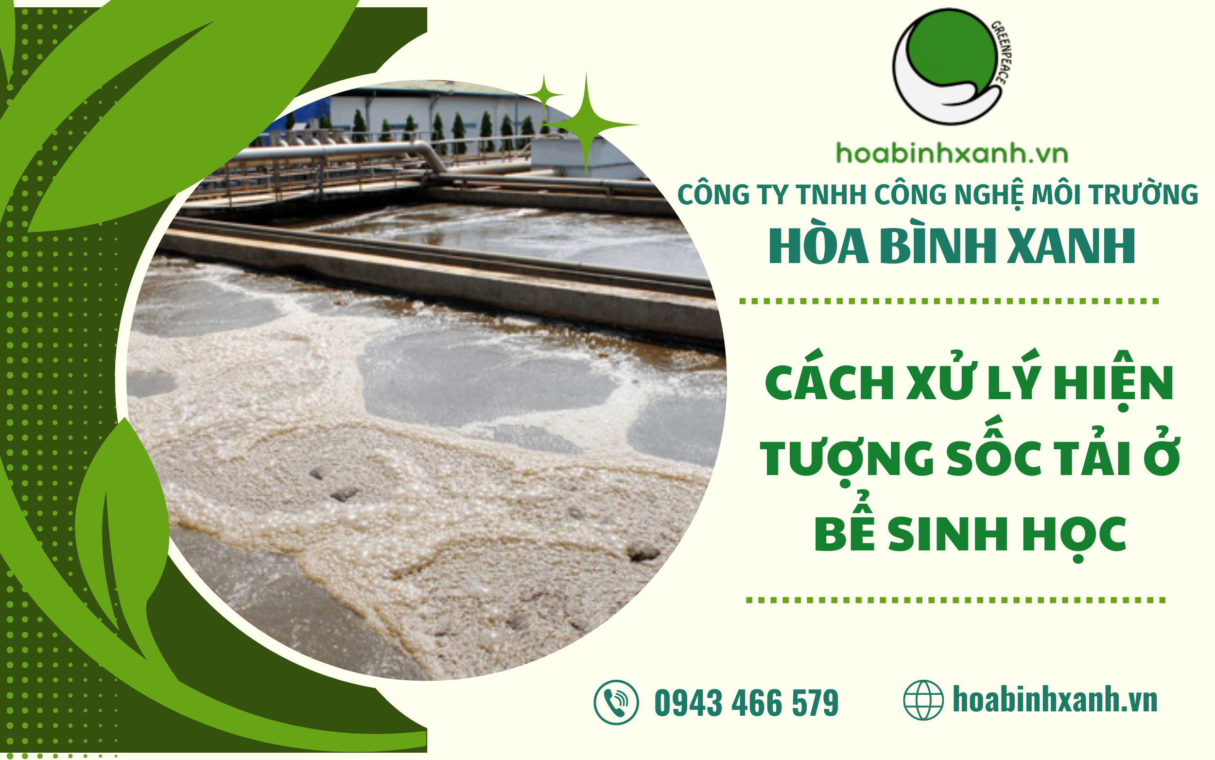Bể sục khí hiếu khí trong một hệ thống xử lý nước thải chăn nuôi đang hoạt động mạnh mẽ