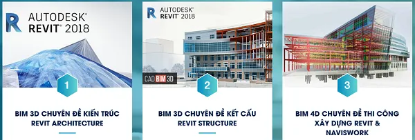 Học viên thực hành trên máy tính tại BIM Lab