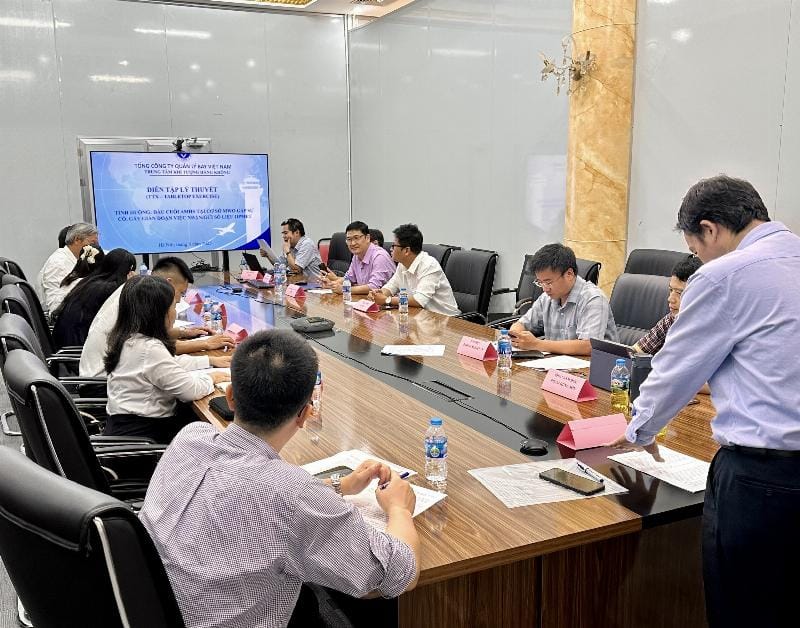 Kịch bản phối cảnh kỹ sư địa kỹ thuật đang phân tích