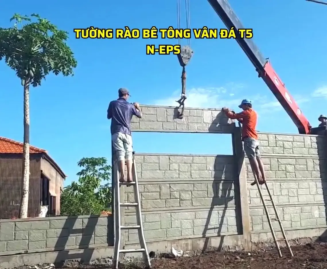 Hàng rào lưới thép bảo vệ công trình xây dựng hiện đại và kiên cố