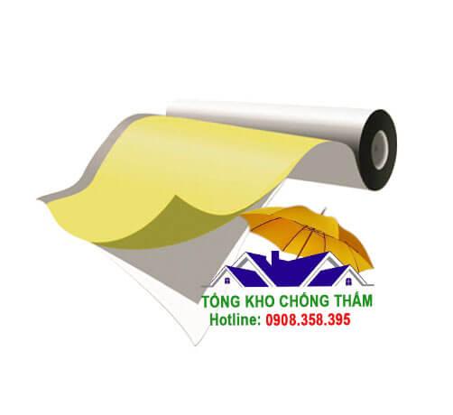 Màng chống thấm HDPE bảo vệ đường hầm trong nền đá, có tích hợp hệ thống ống thoát nước để xử lý nước thấm. Hình ảnh minh họa rõ ràng các lớp vật liệu và cách màng HDPE ôm sát bề mặt đá không bằng phẳng.