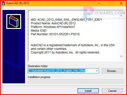 Minh họa giao diện làm việc của AutoCAD 2012, tập trung vào các công cụ vẽ và chỉnh sửa