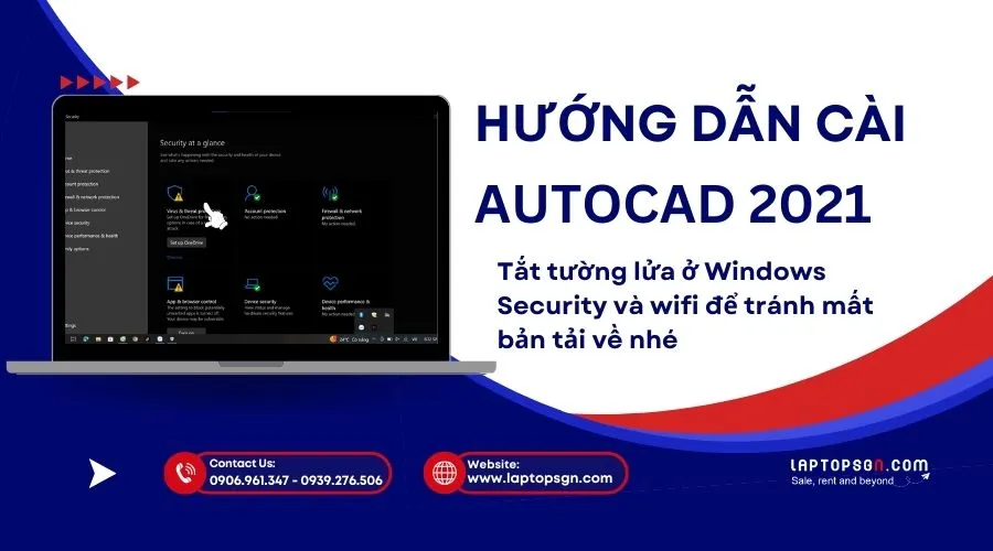 Minh họa quá trình tải file cài đặt phần mềm AutoCAD 2021 trên trình duyệt web