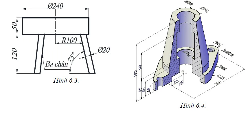Minh họa sử dụng các lệnh hiệu chỉnh để thay đổi hình dạng khối Solid