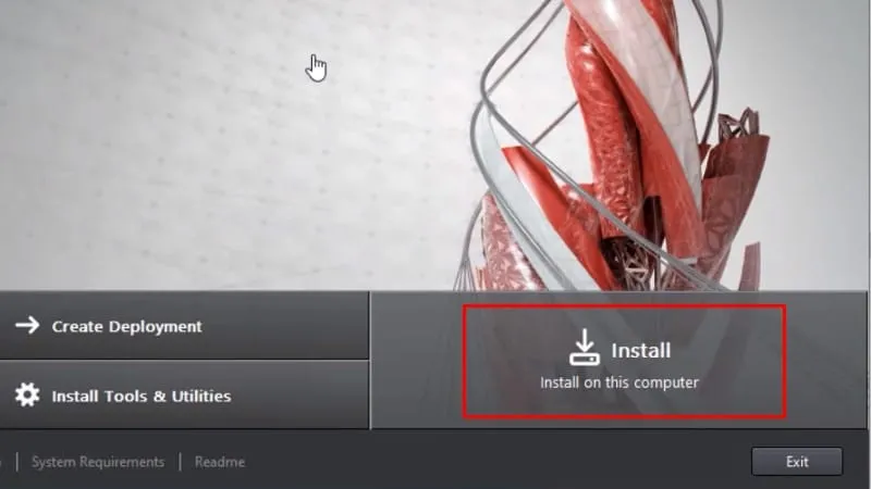 Nhấn nút Install để bắt đầu cài đặt