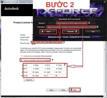 Quy trình tạo và nhập Activation Code