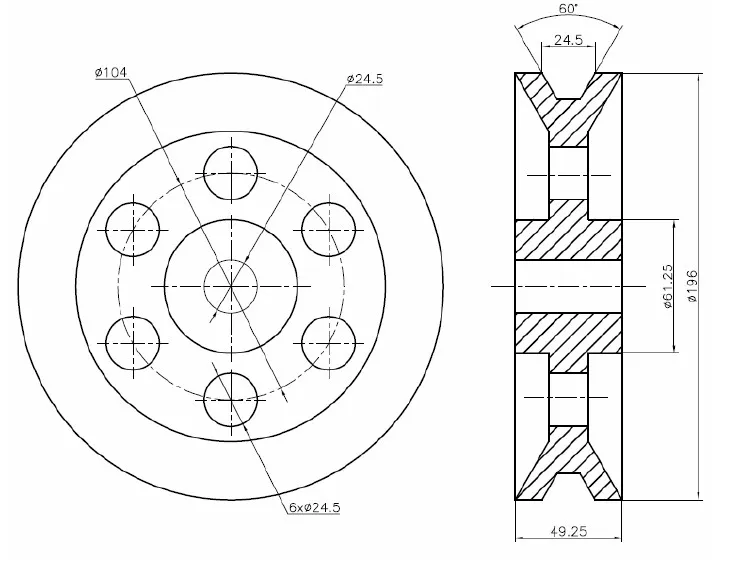 Sản phẩm cuối cùng của các bài tập nâng cao trong khóa học vẽ CAD 3D