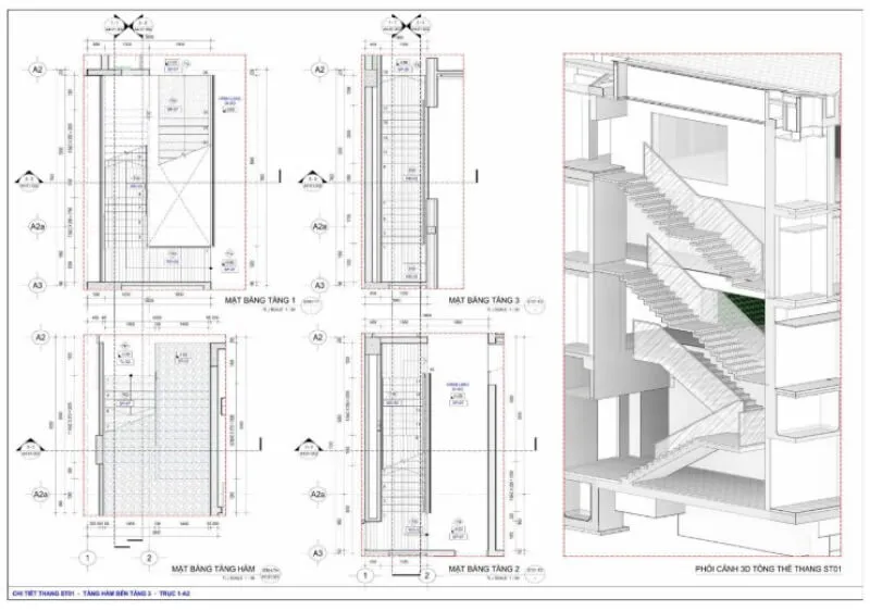 Sản phẩm nổi bật của sinh viên của các lớp học Revit