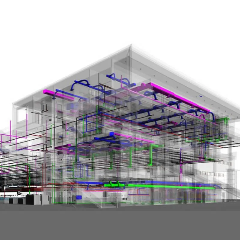 Sản phẩm Revit MEP với hệ thống cơ điện phức tạp