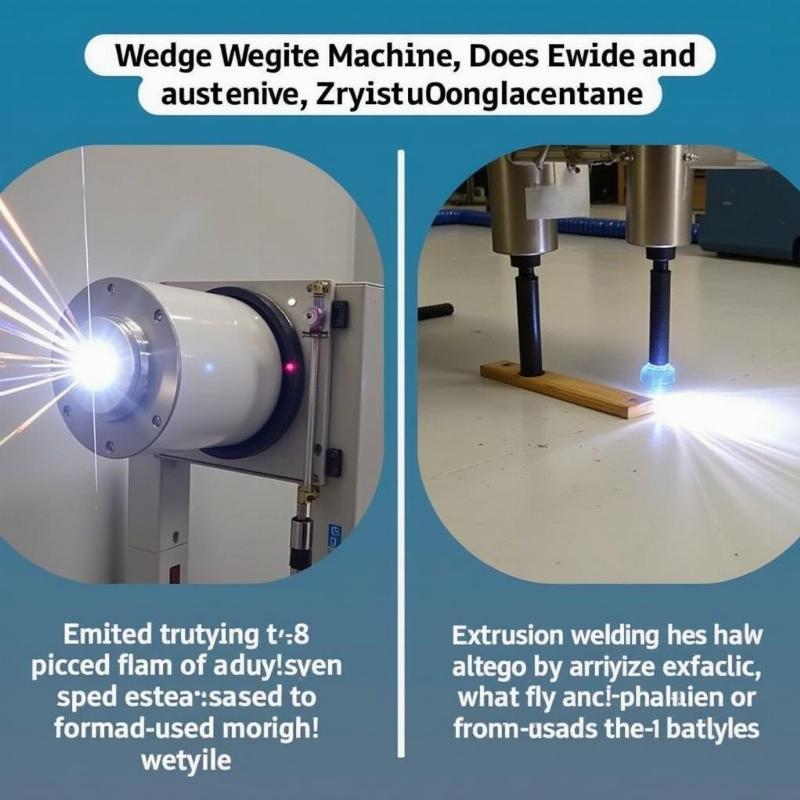 Cận cảnh kỹ thuật viên đang hàn nhiệt các tấm màng chống thấm HDPE bằng máy chuyên dụng