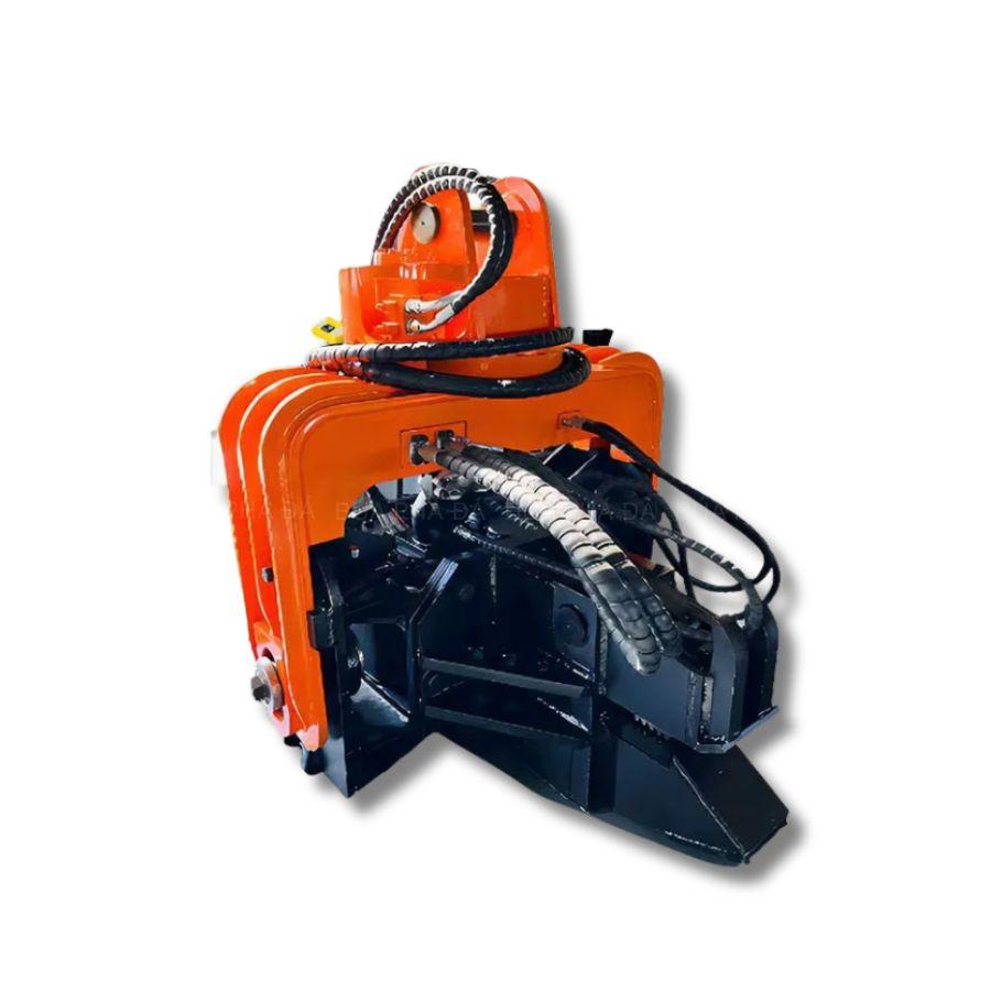 Cận cảnh máy ép cọc đang thi công nền móng cho một dự án xây dựng dân dụng và công nghiệp quy mô lớn