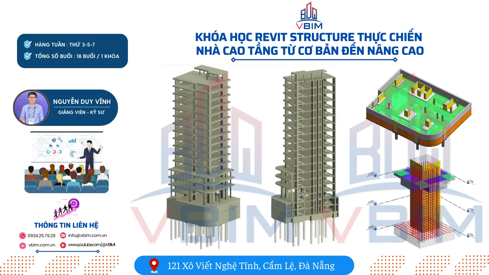 Thông tin khóa học Revit Structure