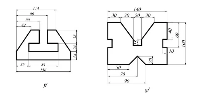 Thực hành vẽ hình học cơ bản với lệnh Line trên CAD