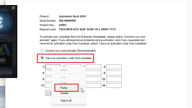 Tích như hình và paste vào ô số 1