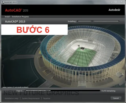 Tiến trình cài đặt AutoCAD 2013