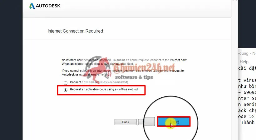 Tiếp tục sang bước tiếp theo trong quá trình cài đặt Civil 3D 2019