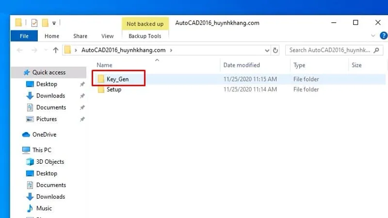 Truy cập vào file key_Gen để tạo mã kích hoạt