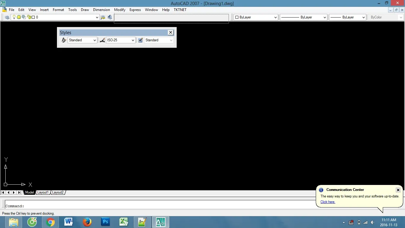 Tùy chỉnh thanh công cụ trên giao diện AutoCAD