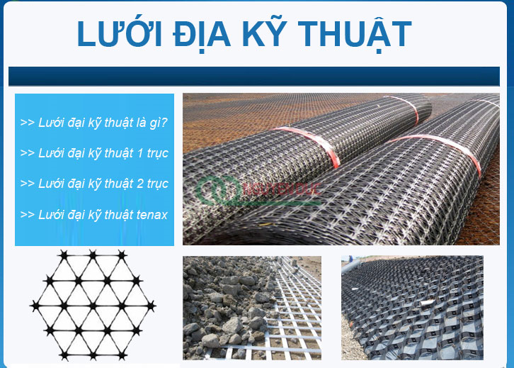 Ứng dụng thực tế của lưới địa kỹ thuật 2 trục trong việc gia cường lớp nền móng đường cao tốc đang thi công