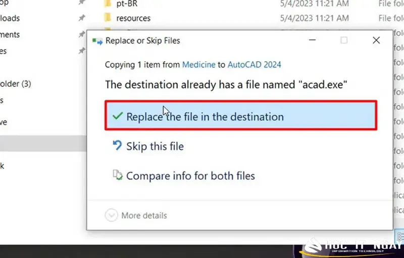 Xác nhận thông báo để hoàn tất quá trình