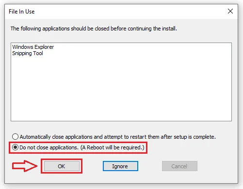Xử lý thông báo trong quá trình cài đặt AutoCAD 2020